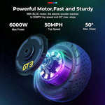 Lade das Bild in den Galerie-Viewer, Krsiroah GT3 Trottinette électrique pour adultes à 80 km/h avec moteur de 6000 W