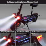 Lade das Bild in den Galerie-Viewer, Elektroroller für Erwachsene, 5600 W Doppelmotor Reichweite 80 km, Elektroroller für Erwachsene 80 km/h
