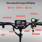 Lade das Bild in den Galerie-Viewer, Elektroroller für Erwachsene, 5600 W Doppelmotor Reichweite 80 km, Elektroroller für Erwachsene 80 km/h
