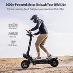 Lade das Bild in den Galerie-Viewer, Elektroroller für Erwachsene, 5600 W Doppelmotor Reichweite 80 km, Elektroroller für Erwachsene 80 km/h
