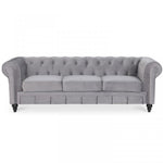 Lade das Bild in den Galerie-Viewer, Chesterfield-Sofa aus Samt, 3 Plätze, Modell Altesse
