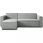 Lade das Bild in den Galerie-Viewer, Umkehrbares Ecksofa mit Schlaffunktion Lorenzo aus Rippensamt
