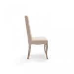 Lade das Bild in den Galerie-Viewer, Set aus 2 gepolsterten Jade-Stühlen, Stoff beige
